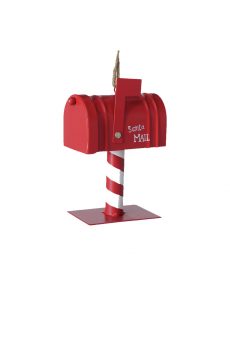 Athome Pavloudakis - Χριστουγεννιάτικο κόκκινο μεταλλικό στολίδι γραμματοκιβώτιο 9