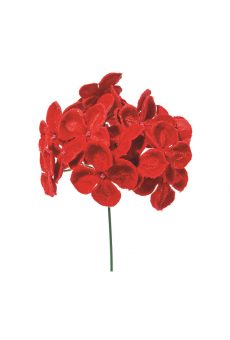 Athome Pavloudakis - Χριστουγεννιάτικο κόκκινο συνθετικό λουλούδι 19 cm