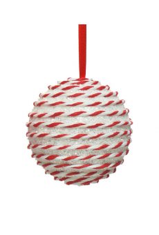 Athome Pavloudakis - Χριστουγεννιάτικη ζαχαρωτή μπάλα αφρού 10 cm