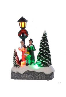 Athome Pavloudakis - Χριστουγεννιάτικο διακοσμητικό πολύχρωμο χορωδία 3 LED πολύχρωμα 8