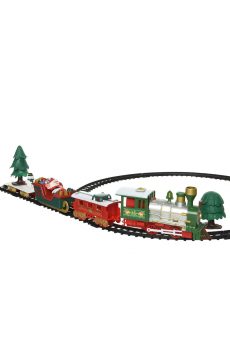 Athome Pavloudakis - Χριστουγεννιάτικο διακοσμητικό πολύχρωμο τραίνο (283 cm)