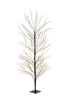 Athome Pavloudakis - Χριστουγεννιάτικο φωτεινό επιδαπέδιο μαύρο δένδρο (1350 LED