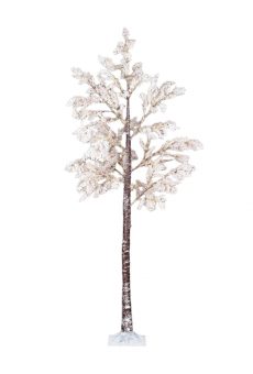Athome Pavloudakis - Χριστουγεννιάτικο καφέ δένδρο 270 LED θερμό λευκό 210 cm