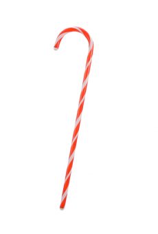 Athome Pavloudakis - Χριστουγεννιάτικο συνθετικό κόκκινο-λευκό μπαστούνι (61 cm)