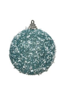 Athome Pavloudakis - Χριστουγεννιάτικη συνθετική μπάλα αφρού γαλάζιο της αυγής 8 cm