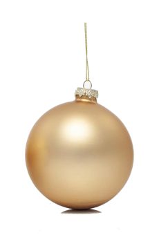 Athome Pavloudakis - Χριστουγεννιάτικη γυάλινη μπάλα ματ σε χρώμα σαμπανί (10 cm) Σετ 4τμχ