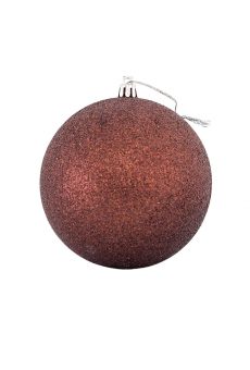 Athome Pavloudakis - Χριστουγεννιάτικη πλαστική μπάλα μπορντώ 10 cm