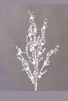 Athome Pavloudakis - Χριστουγεννιάτικο λευκό συνθετικό κλαρί (72 cm)
