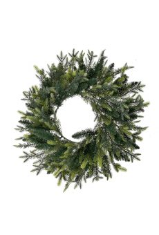 Athome Pavloudakis - Χριστουγεννιάτικο πράσινο στεφάνι έλατο 60 cm