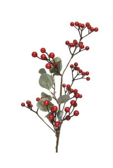 Athome Pavloudakis - Χριστουγεννιάτικο κόκκινο κλαρί μπέρι 5x20x65 cm
