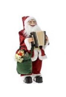 Athome Pavloudakis - Διακοσμητική φιγούρα - Άγιος Βασίλης σε γιορτινές αποχρώσεις 60 cm