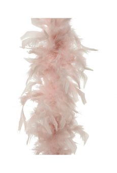 Athome Pavloudakis - Χριστουγεννιάτικη ροζ γιρλάντα φτερά μπόα 150 cm