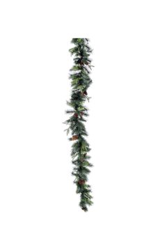 Athome Pavloudakis - Χριστουγεννιάτικη πράσινη γιρλάντα έλατο με κουκουνάρια (270x30 cm)