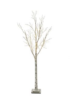 Athome Pavloudakis - Χριστουγεννιάτικο διακοσμητικό λευκό δένδρο 480 LED θερμό λευκό 200 cm ρεύματος
