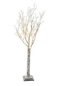 Athome Pavloudakis - Χριστουγεννιάτικο διακοσμητικό λευκό δένδρο 270 LED θερμό λευκό 125 cm
