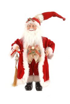 Athome Pavloudakis - Διακοσμητική φιγούρα - Άγιος Βασίλης σε γιορτινές αποχρώσεις 45 cm