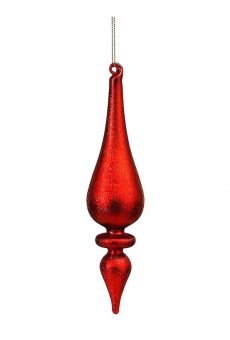 Athome Pavloudakis - Χριστουγεννιάτικο κόκκινο γυάλινο στολίδι 25 cm