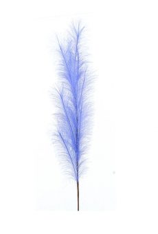 Athome Pavloudakis - Χριστουγεννιάτικο απαλό μπλε συνθετικό κλαρί με φτερά (80 cm)