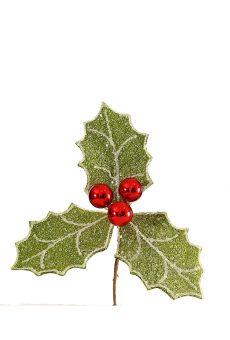 Athome Pavloudakis - Χριστουγεννιάτικο πράσινο συνθετικό κλαρί γκυ 20 cm